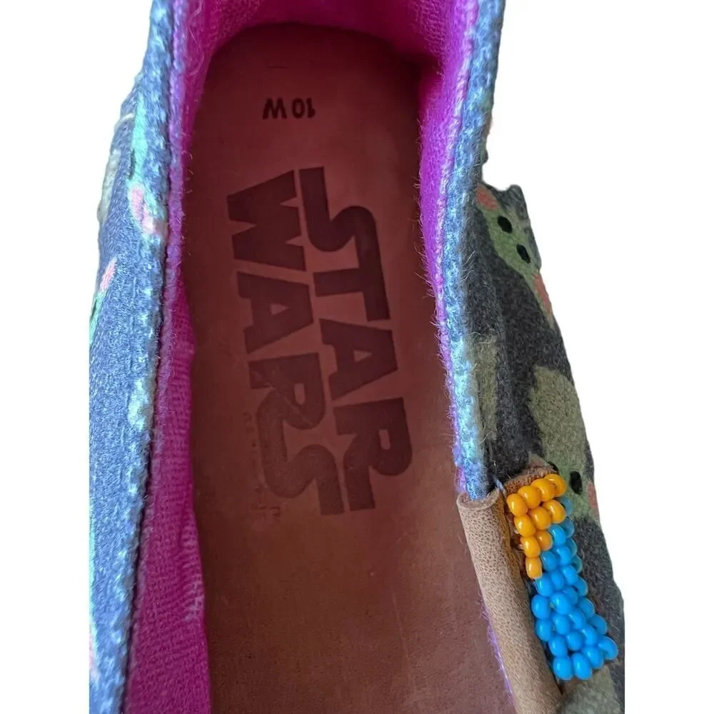 UBUNTU Baby Yoda Espadrilles size 10 NWOT
